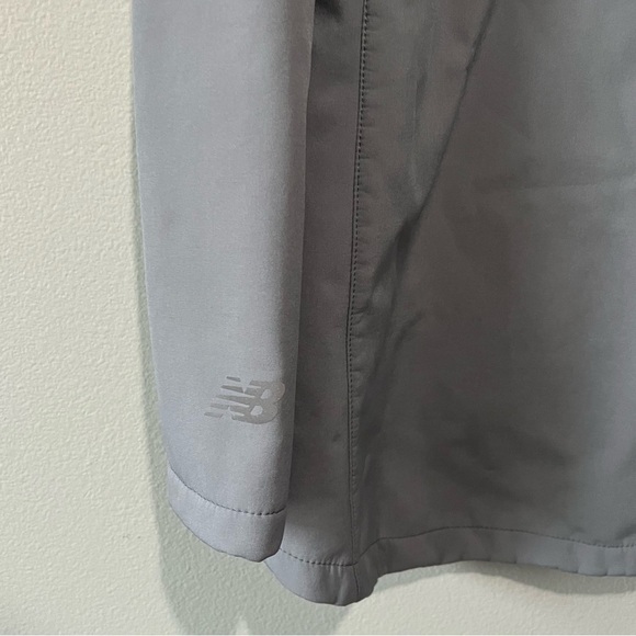 NEW BALANCE- Grey Hooded Jacket with Fleece Inside Size M - Picture 5 of 6